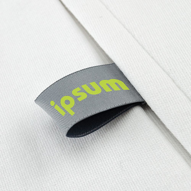 Лейбл тканевый Epsilon, S, серый с логотипом в Екатеринбурге заказать по выгодной цене в кибермаркете AvroraStore