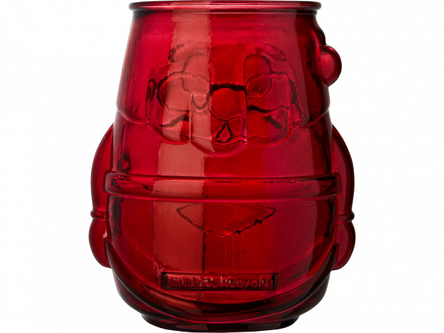 Подставка для чайной свечи Nouel из переработанного стекла, красный с логотипом в Екатеринбурге заказать по выгодной цене в кибермаркете AvroraStore