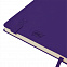 Бизнес-блокнот "Gracy", 130х210 мм, фиолет., кремовая бумага, гибкая обложка, в линейку, на резинке с логотипом в Екатеринбурге заказать по выгодной цене в кибермаркете AvroraStore