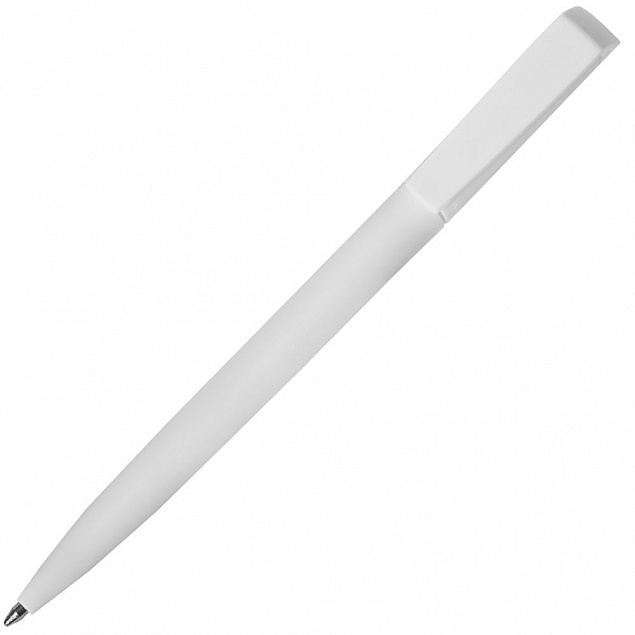 Ручка шариковая Flip, белая с логотипом в Екатеринбурге заказать по выгодной цене в кибермаркете AvroraStore