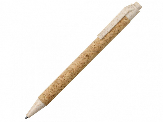 Ручка из пробки и переработанной пшеницы шариковая «Evora» с логотипом в Екатеринбурге заказать по выгодной цене в кибермаркете AvroraStore