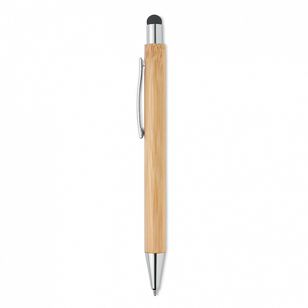 Бамбуковая ручка стилус с логотипом в Екатеринбурге заказать по выгодной цене в кибермаркете AvroraStore