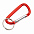 Карабин ZOKО, красный, алюминий с логотипом в Екатеринбурге заказать по выгодной цене в кибермаркете AvroraStore