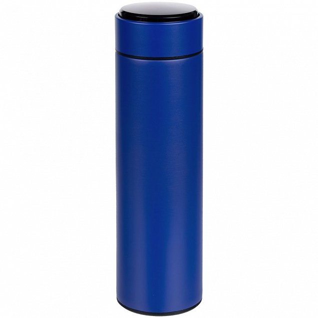Смарт-бутылка Long Therm, синяя с логотипом в Екатеринбурге заказать по выгодной цене в кибермаркете AvroraStore