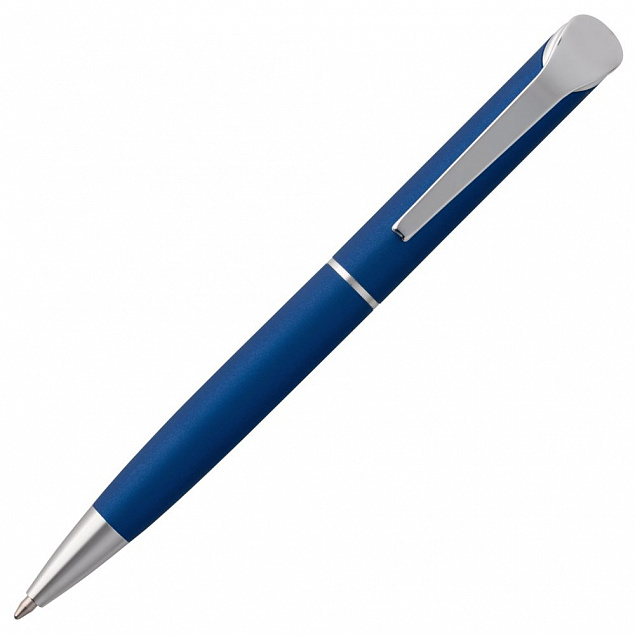 Ручка шариковая Glide, синяя с логотипом в Екатеринбурге заказать по выгодной цене в кибермаркете AvroraStore