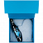 Коробка Quadra, голубая с логотипом в Екатеринбурге заказать по выгодной цене в кибермаркете AvroraStore