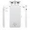 Внешний аккумулятор Bplanner Power 1 ST, софт-тач, 5000 mAh (белый) с логотипом в Екатеринбурге заказать по выгодной цене в кибермаркете AvroraStore