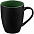 Кружка Bright Tulip, матовая, черная с зеленым с логотипом в Екатеринбурге заказать по выгодной цене в кибермаркете AvroraStore