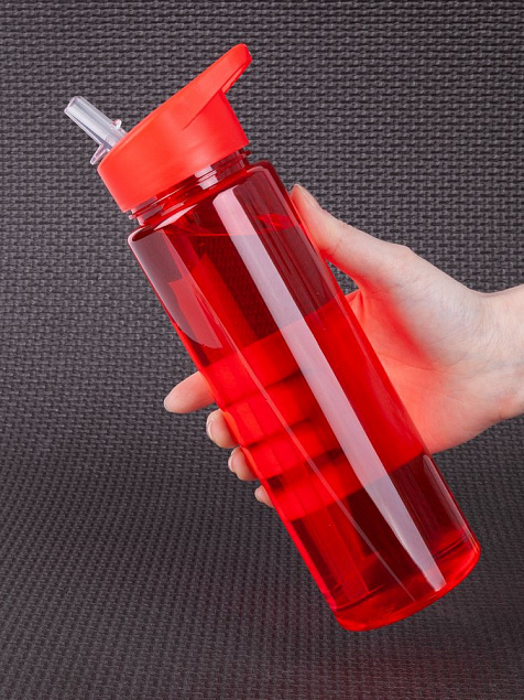 Бутылка для воды Holo, красная с логотипом в Екатеринбурге заказать по выгодной цене в кибермаркете AvroraStore