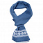 Шарф «Скандик», синий (индиго) с логотипом в Екатеринбурге заказать по выгодной цене в кибермаркете AvroraStore