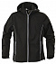 Куртка софтшелл мужская SKYRUNNING, черная с логотипом в Екатеринбурге заказать по выгодной цене в кибермаркете AvroraStore