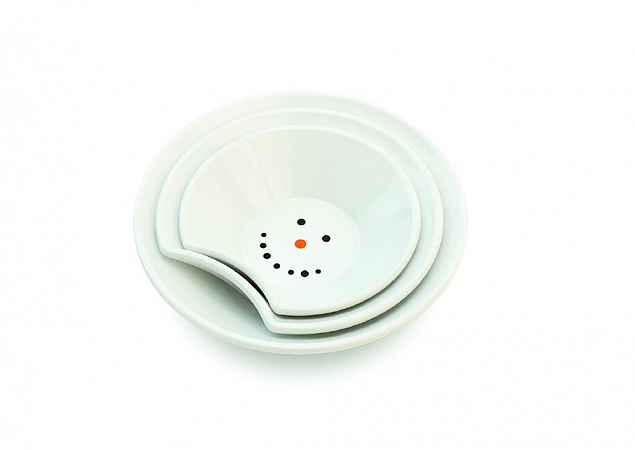 Набор тарелок «Снеговик» с логотипом в Екатеринбурге заказать по выгодной цене в кибермаркете AvroraStore