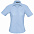 Рубашка женская с коротким рукавом ELITE, голубая с логотипом в Екатеринбурге заказать по выгодной цене в кибермаркете AvroraStore