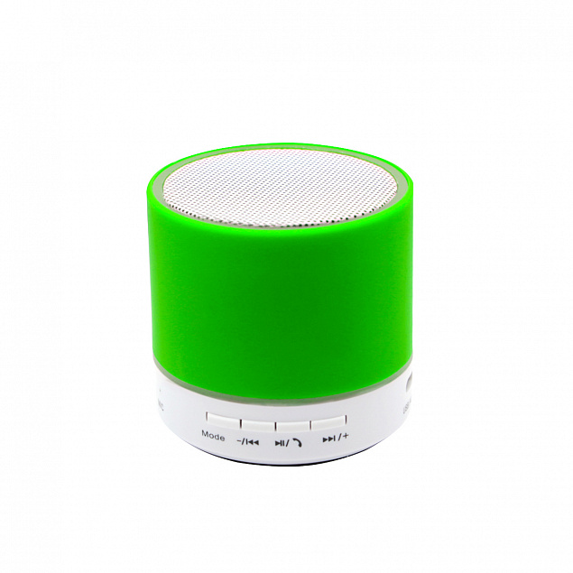 Беспроводная Bluetooth колонка Attilan - Зеленый FF с логотипом в Екатеринбурге заказать по выгодной цене в кибермаркете AvroraStore