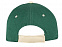 Бейсболка New Castle 6-ти панельная, зеленый/натуральный с логотипом в Екатеринбурге заказать по выгодной цене в кибермаркете AvroraStore