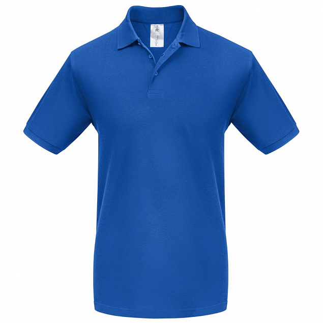 Рубашка поло Heavymill ярко-синяя с логотипом в Екатеринбурге заказать по выгодной цене в кибермаркете AvroraStore