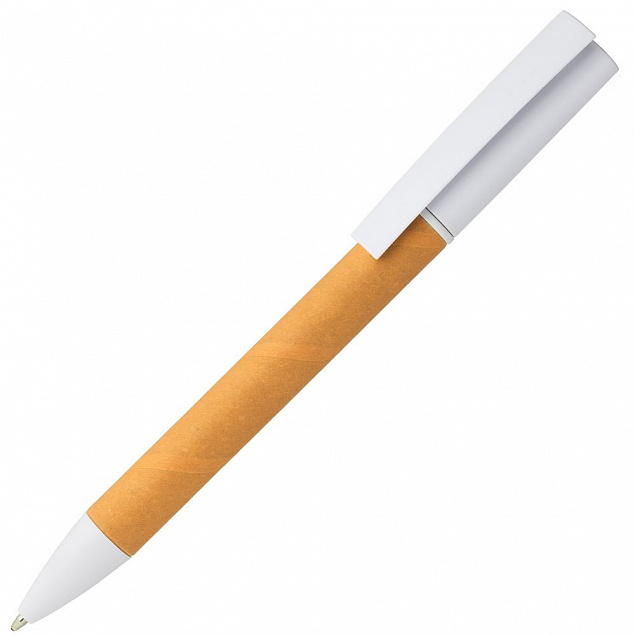 Ручка шариковая Pinokio, оранжевая с логотипом в Екатеринбурге заказать по выгодной цене в кибермаркете AvroraStore