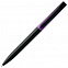Ручка шариковая Pin Special, черно-фиолетовая с логотипом в Екатеринбурге заказать по выгодной цене в кибермаркете AvroraStore
