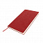 Бизнес-блокнот ALFI, A5, красный, мягкая обложка, в линейку с логотипом в Екатеринбурге заказать по выгодной цене в кибермаркете AvroraStore