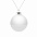 Елочный шар Finery Gloss, 8 см, глянцевый серебристый с глиттером с логотипом в Екатеринбурге заказать по выгодной цене в кибермаркете AvroraStore