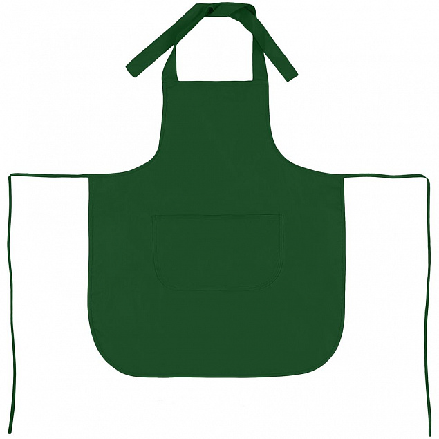 Фартук Neat, зеленый с логотипом в Екатеринбурге заказать по выгодной цене в кибермаркете AvroraStore