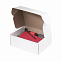 Подарочный набор Portobello красный в малой универсальной подарочной коробке (Спортбутылка, Ежедневник недат А5, Ручка) с логотипом в Екатеринбурге заказать по выгодной цене в кибермаркете AvroraStore