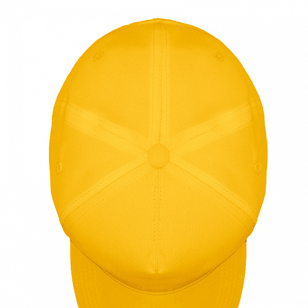Бейсболка "Fortuna", 5 клиньев, застежка на липучке, желтый, 100% полиэстер, плотность 140 г/м2 с логотипом в Екатеринбурге заказать по выгодной цене в кибермаркете AvroraStore