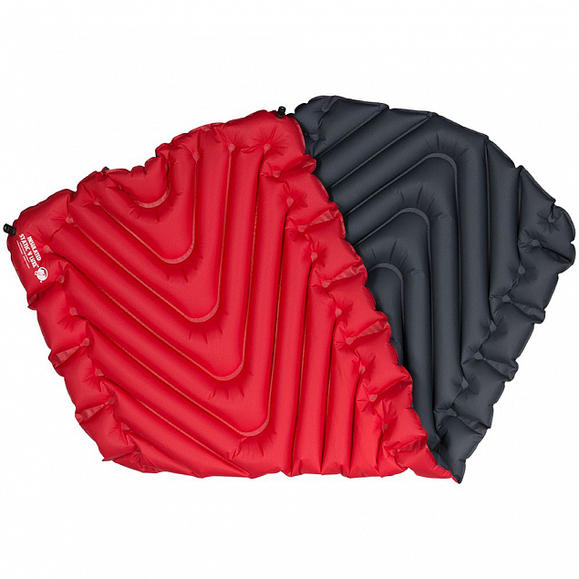 Надувной коврик Insulated Static V Luxe, красный с логотипом в Екатеринбурге заказать по выгодной цене в кибермаркете AvroraStore