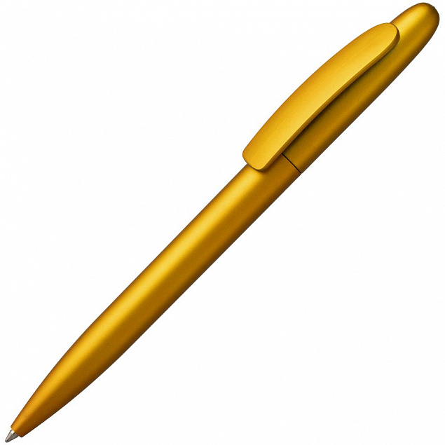Ручка шариковая Moor Silver, желтая с логотипом в Екатеринбурге заказать по выгодной цене в кибермаркете AvroraStore