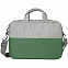 Конференц-сумка BEAM NOTE, серый/зеленый, 39х30х6.5 см, ткань верха:100% полиамид, под-д:100%полиэст с логотипом в Екатеринбурге заказать по выгодной цене в кибермаркете AvroraStore