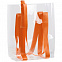 Шоппер Clear Fest, прозрачный с оранжевыми ручками с логотипом в Екатеринбурге заказать по выгодной цене в кибермаркете AvroraStore