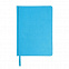 Ежедневник недатированный Bliss, А5,  голубой, белый блок, без обреза с логотипом в Екатеринбурге заказать по выгодной цене в кибермаркете AvroraStore