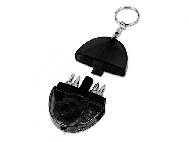 Брелок-рулетка «Кристалл», 1м с логотипом в Екатеринбурге заказать по выгодной цене в кибермаркете AvroraStore
