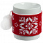 Кружка с манжетой «Снежинки», красная с логотипом в Екатеринбурге заказать по выгодной цене в кибермаркете AvroraStore