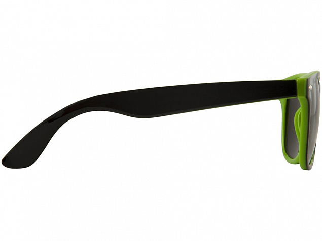 Солнцезащитные очки Sun Ray, лайм/черный (Р) с логотипом в Екатеринбурге заказать по выгодной цене в кибермаркете AvroraStore