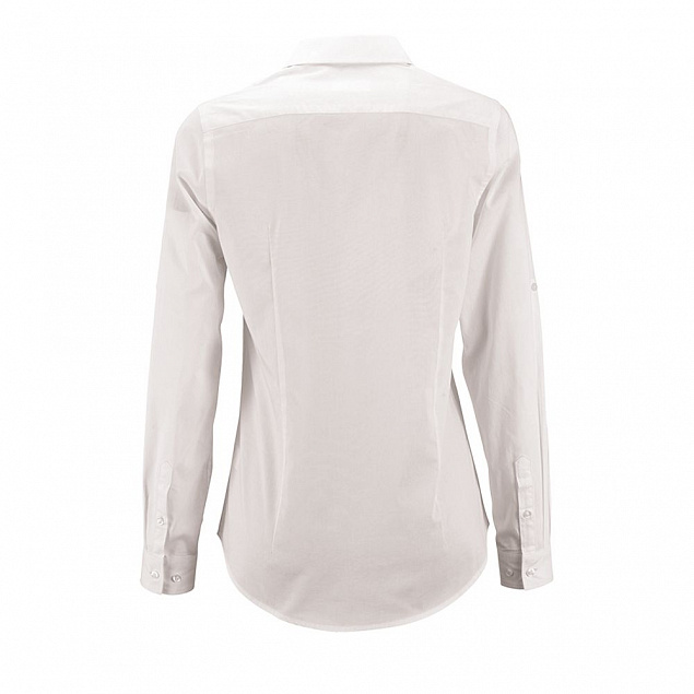 Рубашка женская BURMA WOMEN, белая с логотипом в Екатеринбурге заказать по выгодной цене в кибермаркете AvroraStore