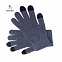 Перчатки  сенсорные ACTIUM, чёрный, акрил 100% с логотипом в Екатеринбурге заказать по выгодной цене в кибермаркете AvroraStore