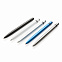 Металлическая ручка-стилус Slim, голубой с логотипом в Екатеринбурге заказать по выгодной цене в кибермаркете AvroraStore