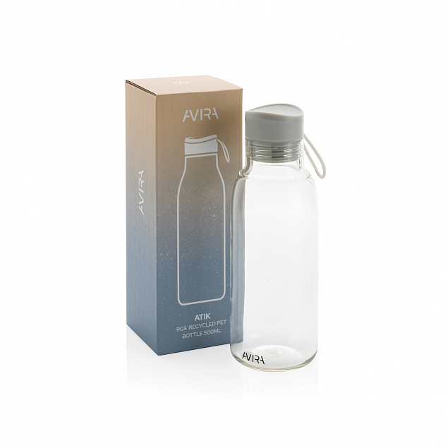 Бутылка для воды Avira Atik из rPET RCS, 500 мл с логотипом в Екатеринбурге заказать по выгодной цене в кибермаркете AvroraStore