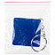 Брелок с рулеткой Square ver.2, синий с логотипом в Екатеринбурге заказать по выгодной цене в кибермаркете AvroraStore