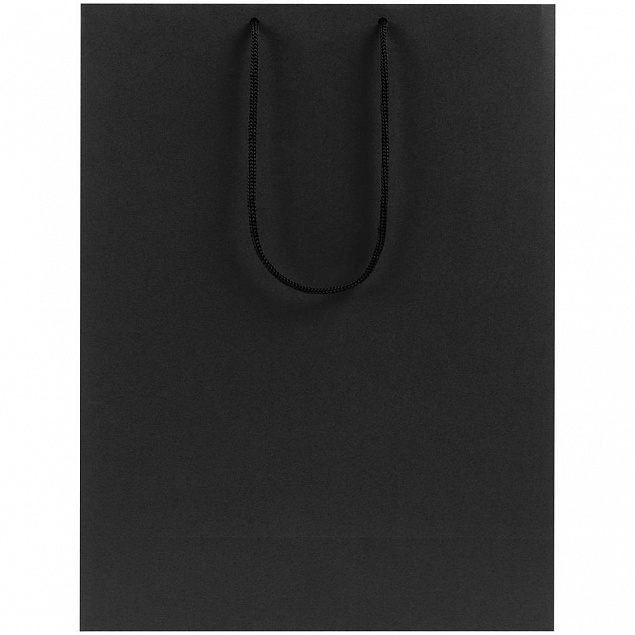 Пакет бумажный Porta XL, черный с логотипом в Екатеринбурге заказать по выгодной цене в кибермаркете AvroraStore