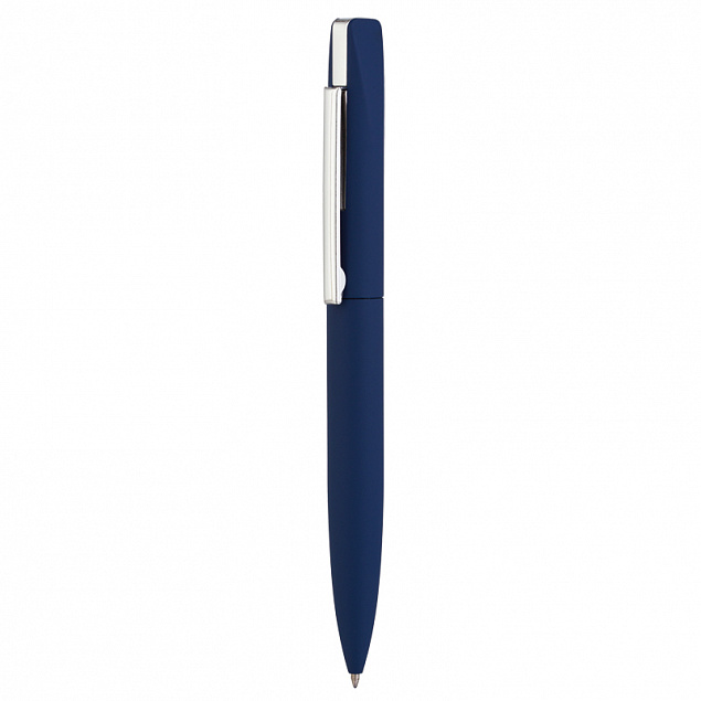 Ручка шариковая "Mercury", темно-синий, покрытие soft touch с логотипом в Екатеринбурге заказать по выгодной цене в кибермаркете AvroraStore