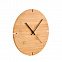 Настенные часы из бамбука кругл с логотипом в Екатеринбурге заказать по выгодной цене в кибермаркете AvroraStore