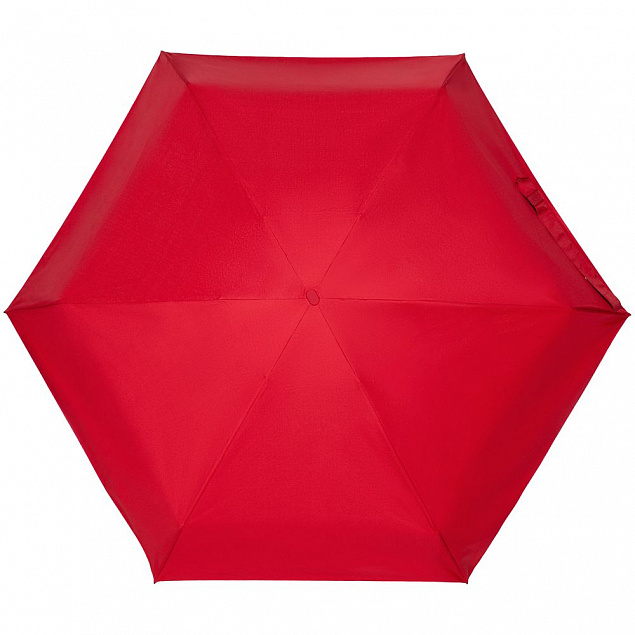 Складной зонт Color Action, в кейсе, красный с логотипом в Екатеринбурге заказать по выгодной цене в кибермаркете AvroraStore