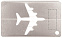Багажная бирка алюминиевая с логотипом в Екатеринбурге заказать по выгодной цене в кибермаркете AvroraStore