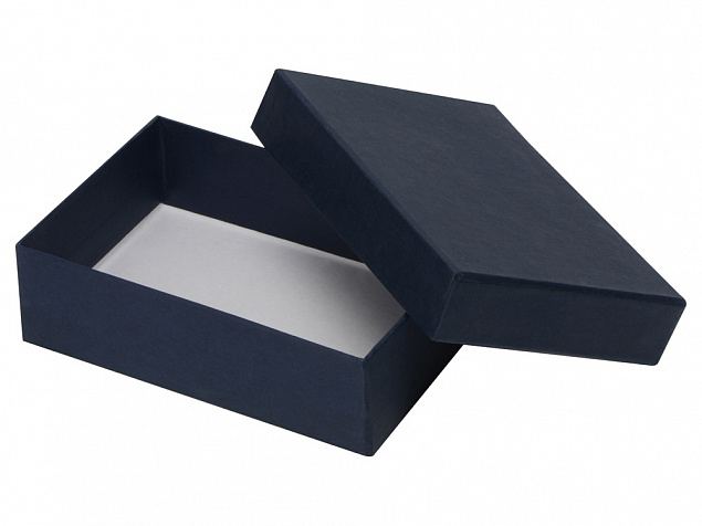 Подарочная коробка 17,7 х 12,3 х 5,2 см, синий с логотипом в Екатеринбурге заказать по выгодной цене в кибермаркете AvroraStore