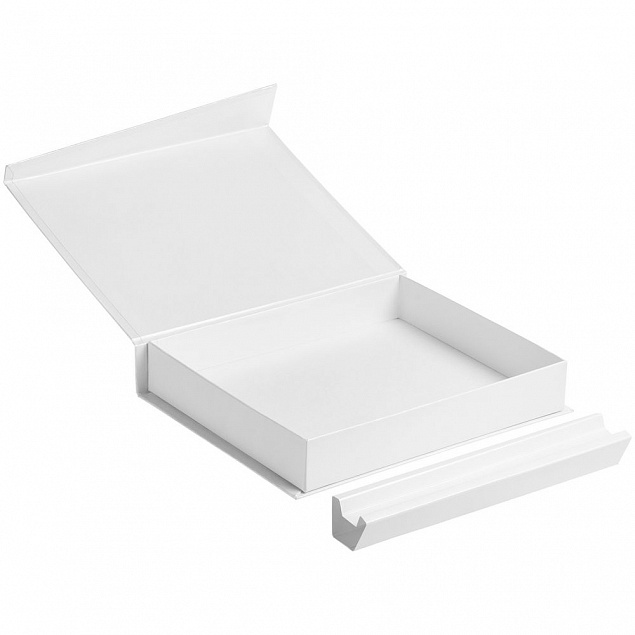 Коробка Duo под ежедневник и ручку, белая с логотипом в Екатеринбурге заказать по выгодной цене в кибермаркете AvroraStore