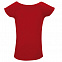Футболка женская MARYLIN, красная с логотипом в Екатеринбурге заказать по выгодной цене в кибермаркете AvroraStore