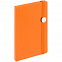Блокнот Shall Round, оранжевый с логотипом в Екатеринбурге заказать по выгодной цене в кибермаркете AvroraStore
