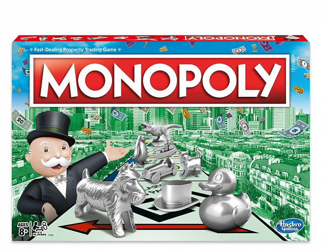 Игра настольная «Классическая Монополия. Обновленная» с логотипом в Екатеринбурге заказать по выгодной цене в кибермаркете AvroraStore